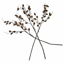 LOBERON Fleurs Séchées Et Artificielles|Objets Décoratifs De Noël*Lot de 3 branches décoratives Eisvyn