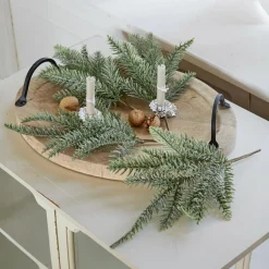 LOBERON Fleurs Séchées Et Artificielles|Objets Décoratifs De Noël*Lot de 4 branches décoratives Millies