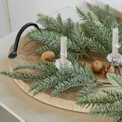 LOBERON Fleurs Séchées Et Artificielles|Objets Décoratifs De Noël*Lot de 4 branches décoratives Millies