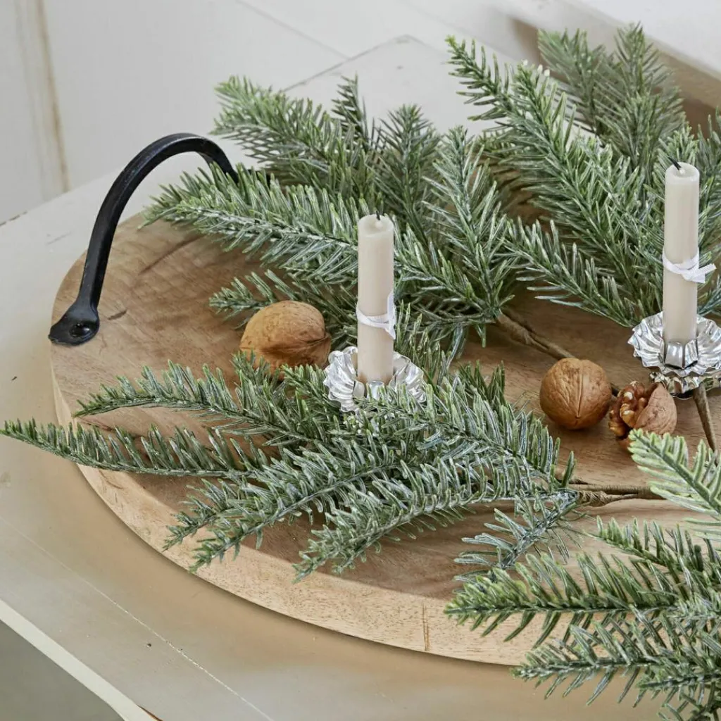 LOBERON Fleurs Séchées Et Artificielles|Objets Décoratifs De Noël*Lot de 4 branches décoratives Millies