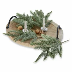 LOBERON Fleurs Séchées Et Artificielles|Objets Décoratifs De Noël*Lot de 4 branches décoratives Millies