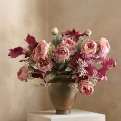LOBERON Fleurs Séchées Et Artificielles|Décoration*Lot de 3 branches décoratives Camirissa