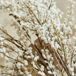 LOBERON Fleurs Séchées Et Artificielles|Décoration*Lot de 3 branches décoratives Palmyra