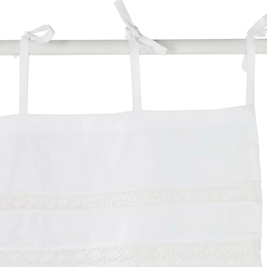 LOBERON Brise-Bise|Rideaux*Lot de 2 brise-bise Aibre