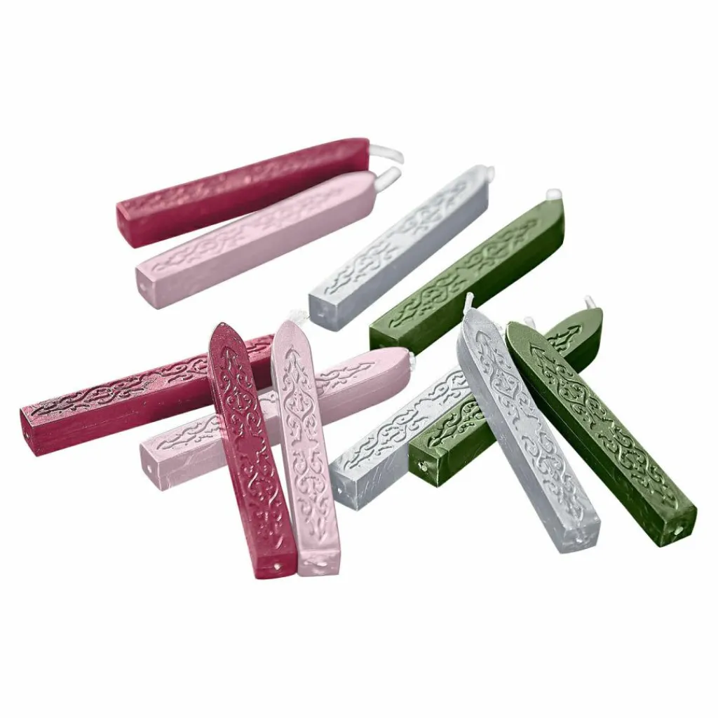 LOBERON Emballages Cadeaux|Papeterie*Lot de 12 bâtons de cire à cacheter Movique