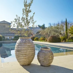 LOBERON Cache-Pots Et Amphores*Lot de 2 cache-pots Aulan