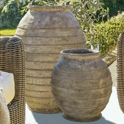 LOBERON Cache-Pots Et Amphores*Lot de 2 cache-pots Aulan