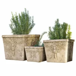 LOBERON Cache-Pots Et Amphores*Lot de 3 cache-pots Bissone