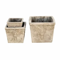 LOBERON Cache-Pots Et Amphores*Lot de 3 cache-pots Bissone