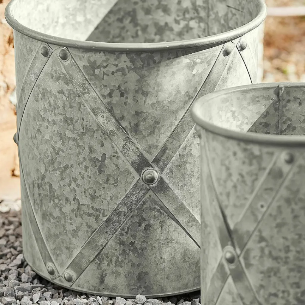 LOBERON Cache-Pots Et Amphores*Lot de 3 cache-pots Exilnor