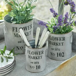 LOBERON Cache-Pots|Vases Et Cache-Pots*Lot de 3 cache-pots Flower Market