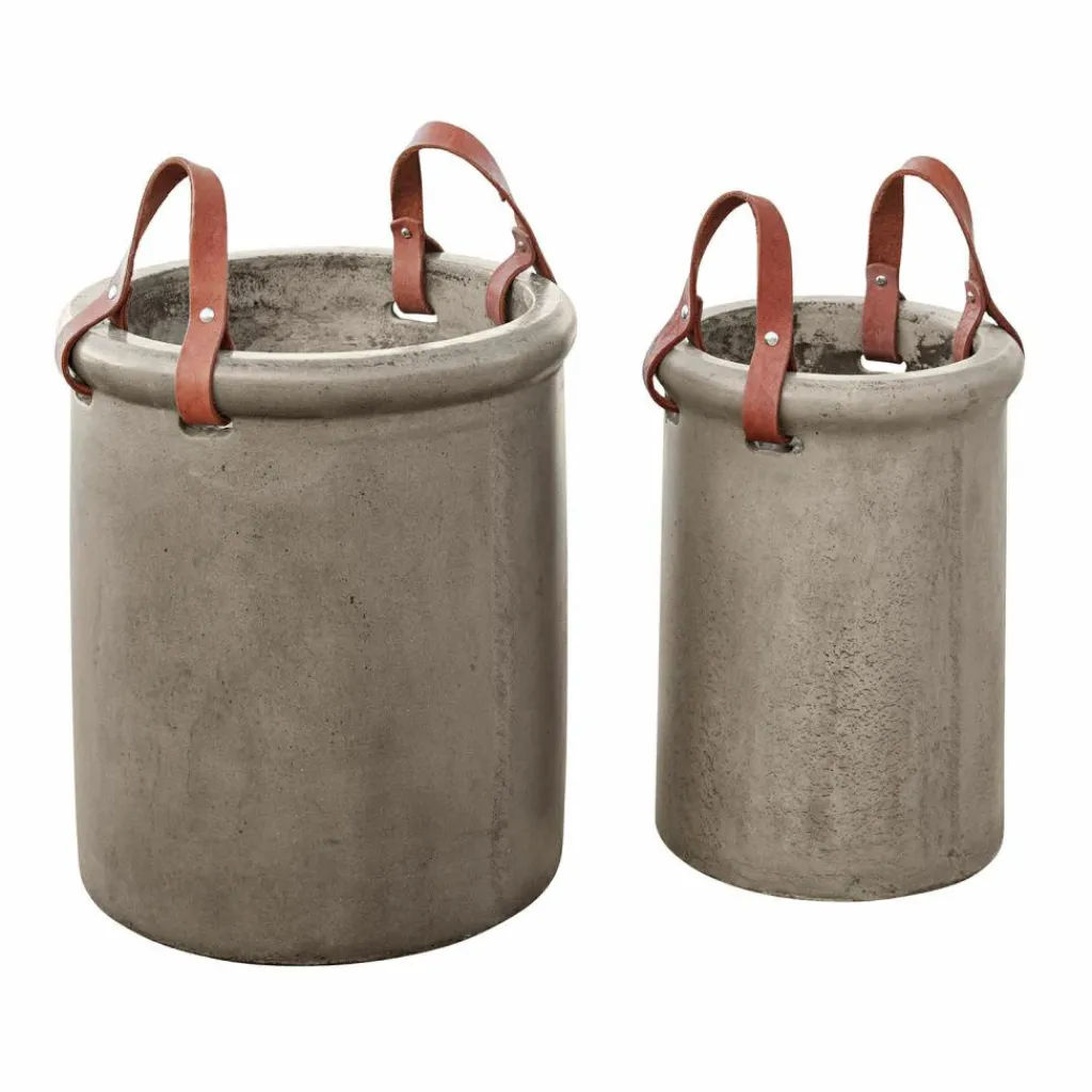 LOBERON Cache-Pots Et Amphores*Lot de 2 cache-pots Tessonet