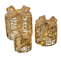 LOBERON Accessoires Lumineux|Décorations Lumineuses*Lot de 3 cadeaux à LED Lorivane