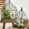 LOBERON Objets Décoratifs|Décoration*Lot de 2 cages à oiseaux Cavan