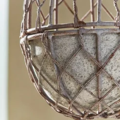 LOBERON Objets Décoratifs|Décoration*Lot de 2 cages à oiseaux décoratives Eralin