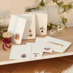 LOBERON Emballages Cadeaux|Papeterie*Lot de 6 cartes de vœux Aeloria