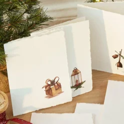LOBERON Emballages Cadeaux|Papeterie*Lot de 6 cartes de vœux Aeloria