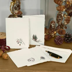 LOBERON Papeterie|Papeterie*Lot de 4 cartes de vœux Velorine