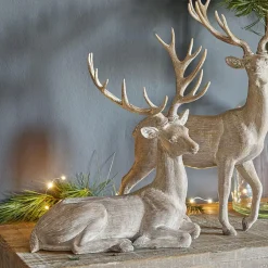 LOBERON Personnages|Décoration*Lot de 2 cerfs Barima