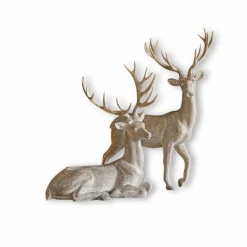 LOBERON Personnages|Décoration*Lot de 2 cerfs Barima
