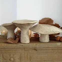 LOBERON Objets Décoratifs|Décoration*Lot de 3 champignons décoratifs Safoura