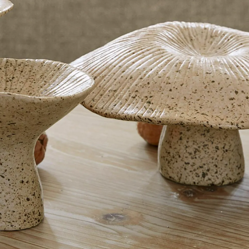 LOBERON Objets Décoratifs|Décoration*Lot de 3 champignons décoratifs Safoura