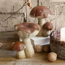 LOBERON Objets Décoratifs|Décoration*Lot de 2 champignons décoratifs Beenie