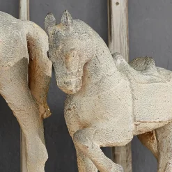 LOBERON Personnages|Décoration*Lot de 2 chevaux décoratifs Mirandel