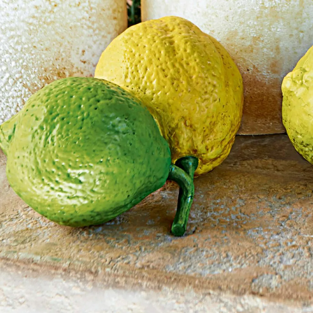 LOBERON Objets Décoratifs|Accessoires De Table*Lot de 2 citrons décoratifs Ginny