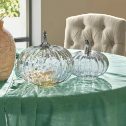 LOBERON Objets Décoratifs|Décoration*Lot de 2 citrouilles Perlouin