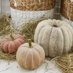 LOBERON Objets Décoratifs|Décoration*Lot de 3 citrouilles Pumpkin