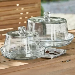 LOBERON Boîtes Et Cloches En Verre|Boîtes Et Cloches En Verre*Lot de 2 cloches à gâteau Fixole