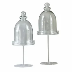 LOBERON Boîtes Et Cloches En Verre|Boîtes Et Cloches En Verre*Lot de 2 cloches en verre Hibous