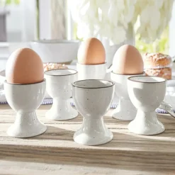 LOBERON Vaisselle|Vaisselle*Lot de 6 coquetiers Biarré