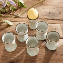 LOBERON Vaisselle|Vaisselle*Lot de 6 coquetiers Biarré