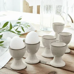 LOBERON Vaisselle|Vaisselle*Lot de 6 coquetiers Biarré