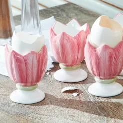 LOBERON Vaisselle|Vaisselle*Lot de 4 coquetiers Mireille