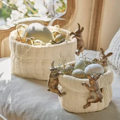 LOBERON Caisses Et Paniers|Rangements*Lot de 2 corbeilles Huillé