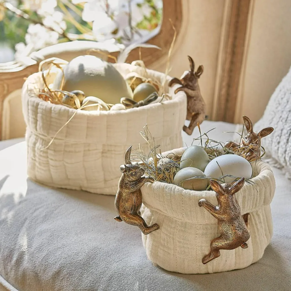 LOBERON Caisses Et Paniers|Rangements*Lot de 2 corbeilles Huillé
