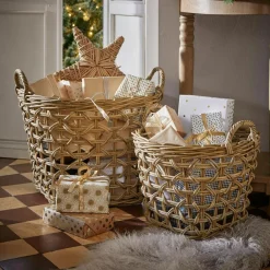 LOBERON Caisses Et Paniers|Rangements*Lot de 2 corbeilles Qivoran