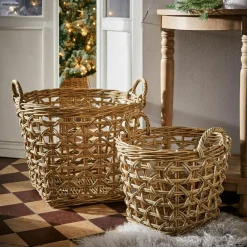 LOBERON Caisses Et Paniers|Rangements*Lot de 2 corbeilles Qivoran