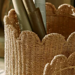 LOBERON Caisses Et Paniers|Rangements*Lot de 2 corbeilles Velourette
