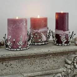 LOBERON Objets Décoratifs De Noël*Lot de 3 couronnes décoratives Bigas