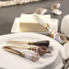 LOBERON Couverts|Couverts*Lot de 4 couteaux à beurre Ruby