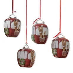 LOBERON Décorations Pour Le Sapin*Lot de 4 décorations à suspendre Barnes