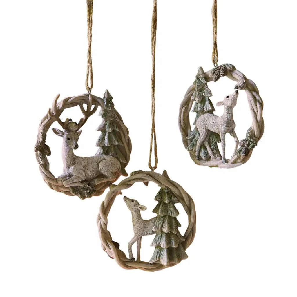 LOBERON Décorations Pour Le Sapin*Lot de 3 décorations à suspendre Miranah