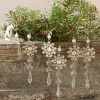 LOBERON Décorations Pour Le Sapin*Lot de 6 décorations à suspendre Fleurette
