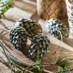 LOBERON Décorations Pour Le Sapin*Lot de 4 décorations à suspendre Lonrai
