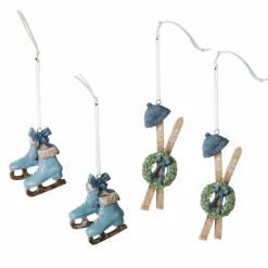 LOBERON Décorations Pour Le Sapin*Lot de 4 décorations à suspendre Papeta