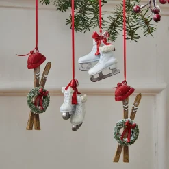 LOBERON Décorations Pour Le Sapin*Lot de 4 décorations à suspendre Papeta